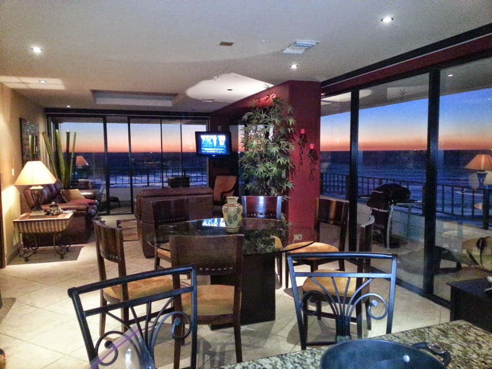 Evening in the condo