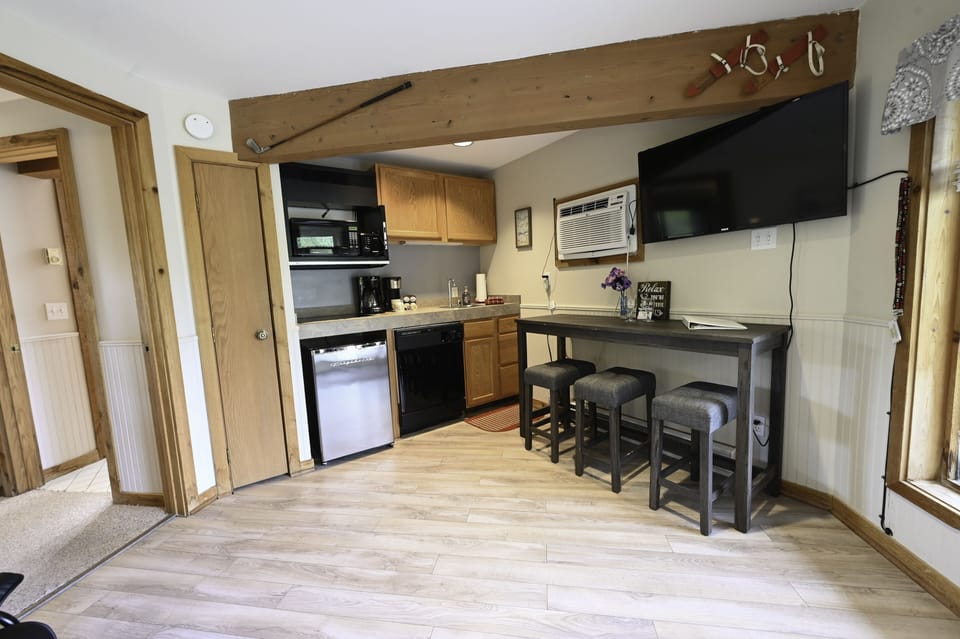 Open concept living room and kitchen