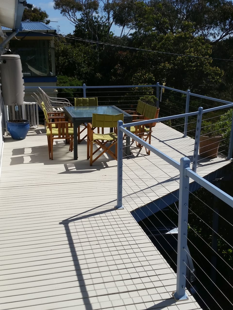 Deck area