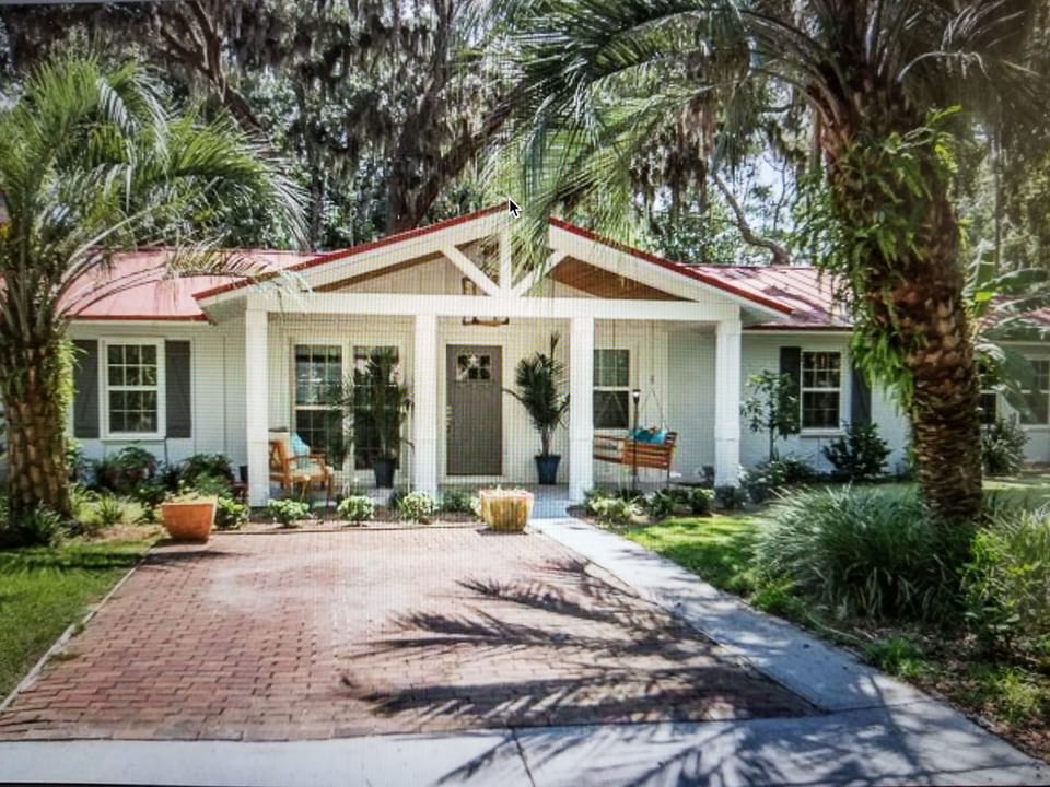 Gorgeous palm trees and GA oak trees 
