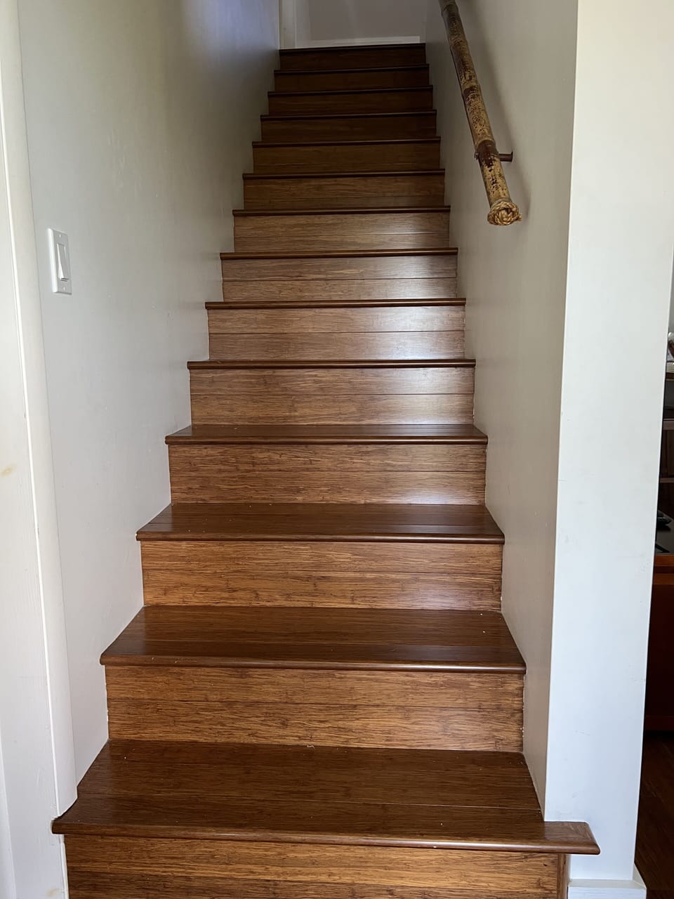 Up the stairs you go...