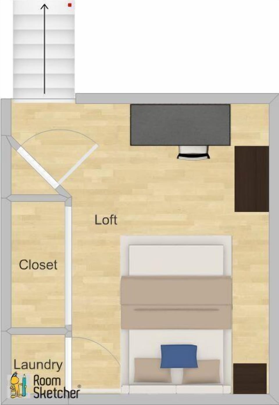 Loft Level floor plan.