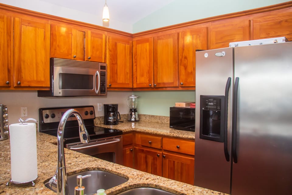 Penthouse Kitchen area.  Fully appointed.  