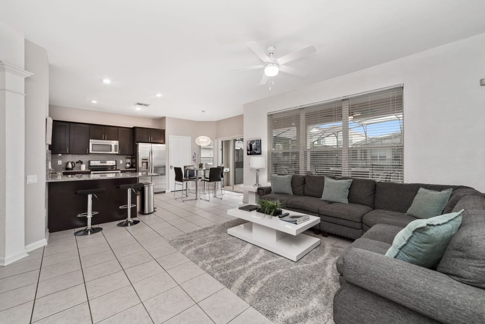 Family Room and KIthchen