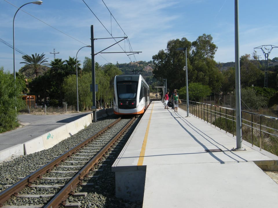 Train station, about 3 minutes walk, near supermarket.
