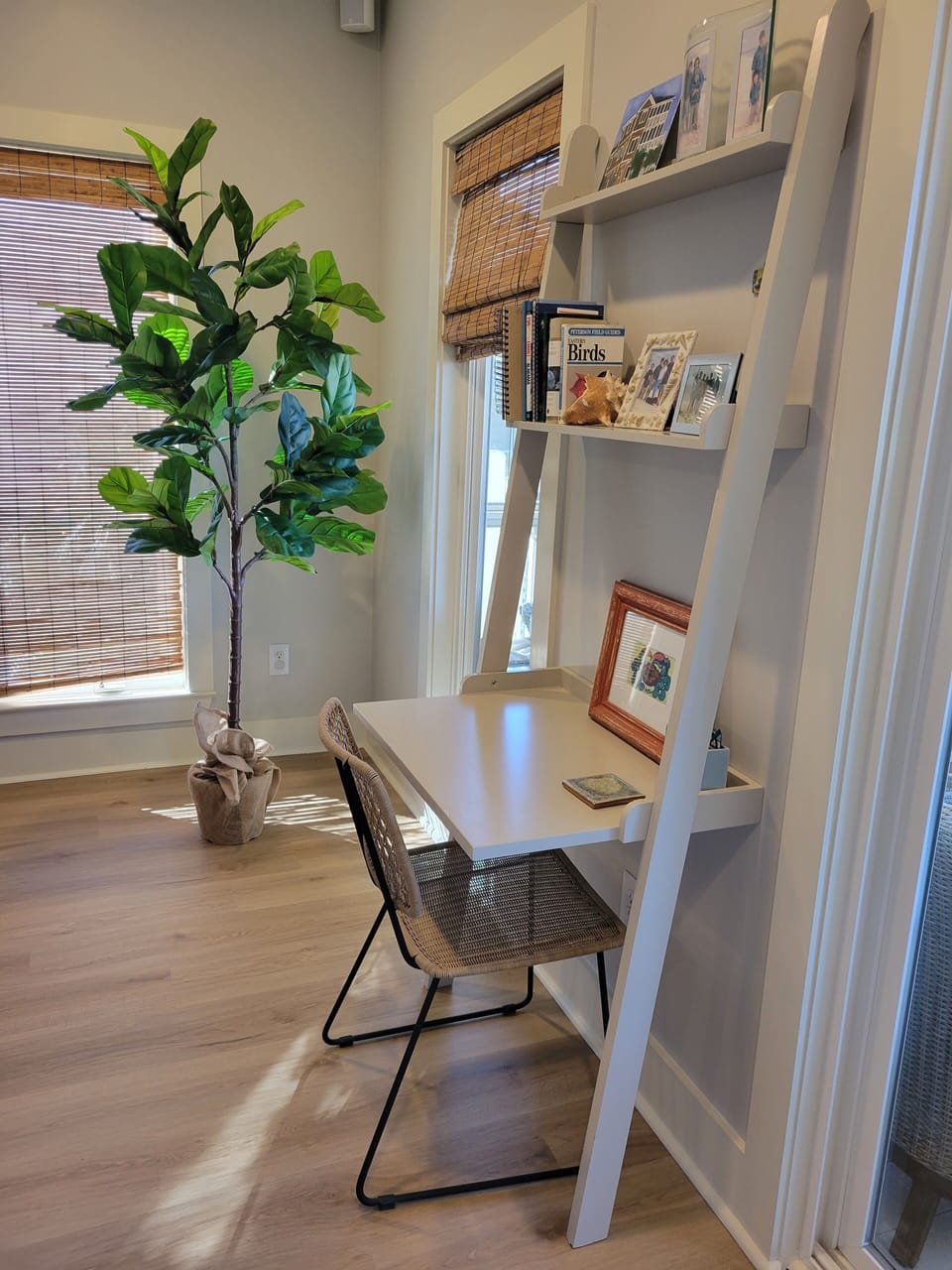 Here's a little desk in case you just need to work or surf the web! 