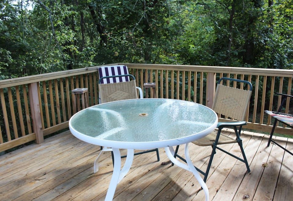 Outside deck