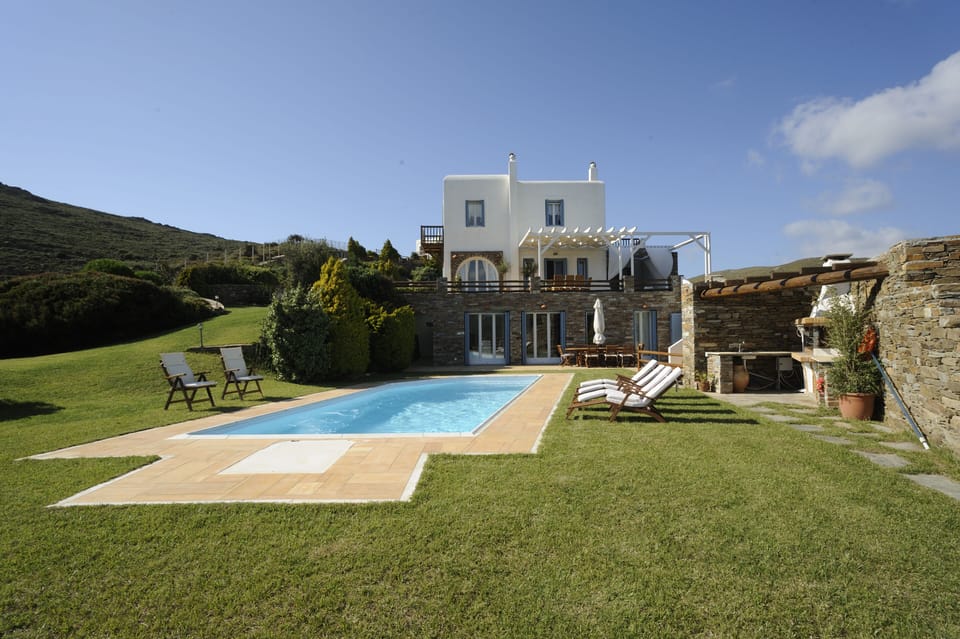 Enjoy a private pool and BBQ at our luxury Villa Helias.