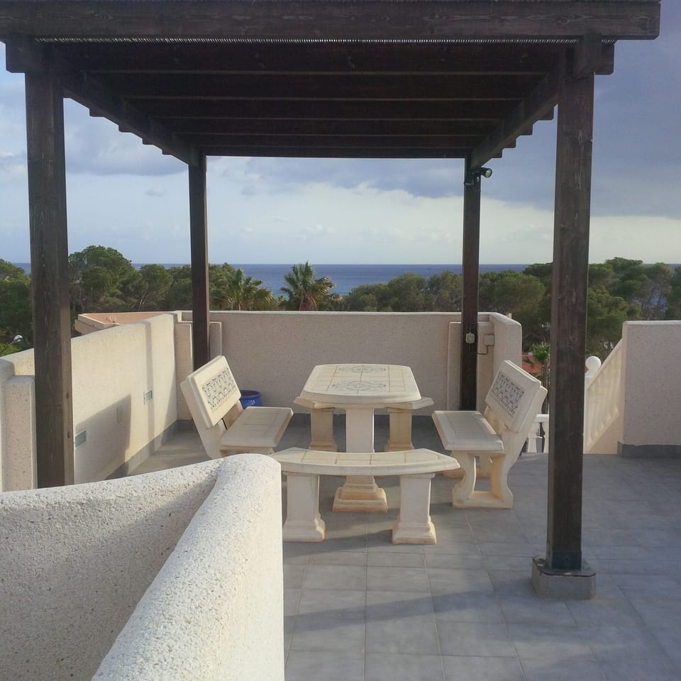 Roof Pergola-Sea View in "Winter"