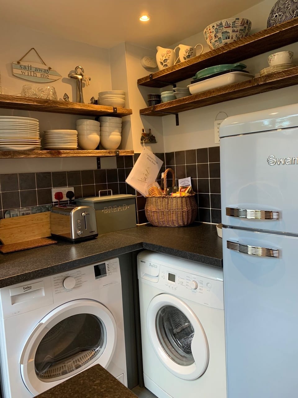 Ample fridge space for your holiday treats and enjoy your hard earned break. 