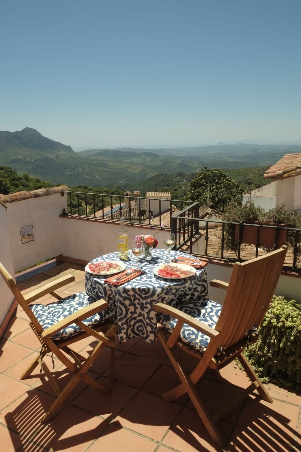 South facing Private terrace with breathtaking views