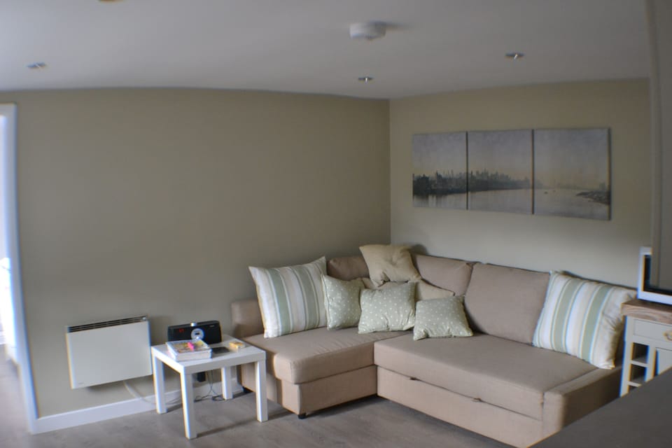 Lounge with sofa bed