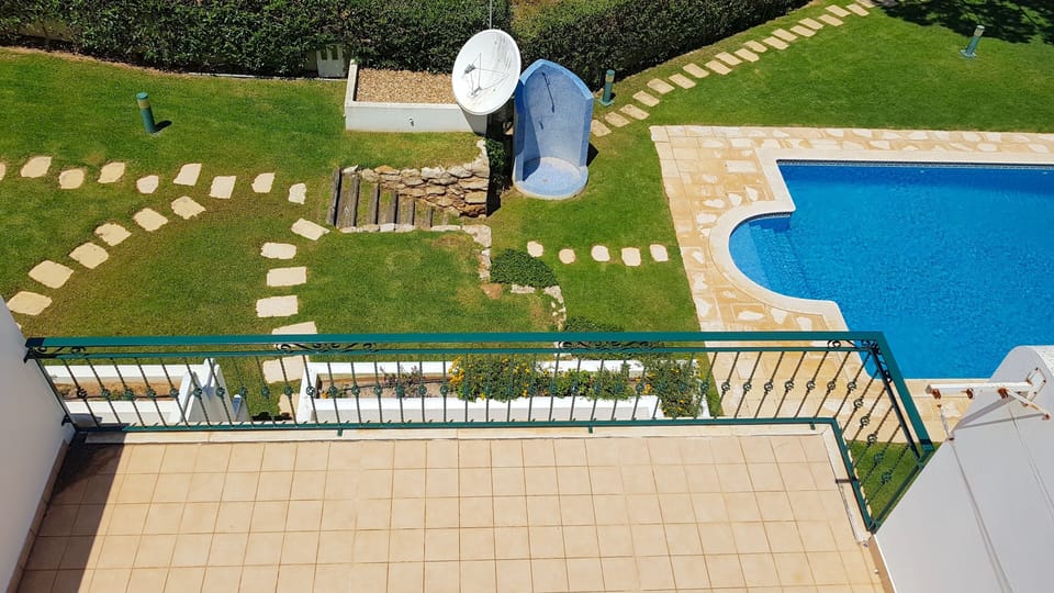 Pool and Garden views from the 2nd floor (balcony of the 1st)