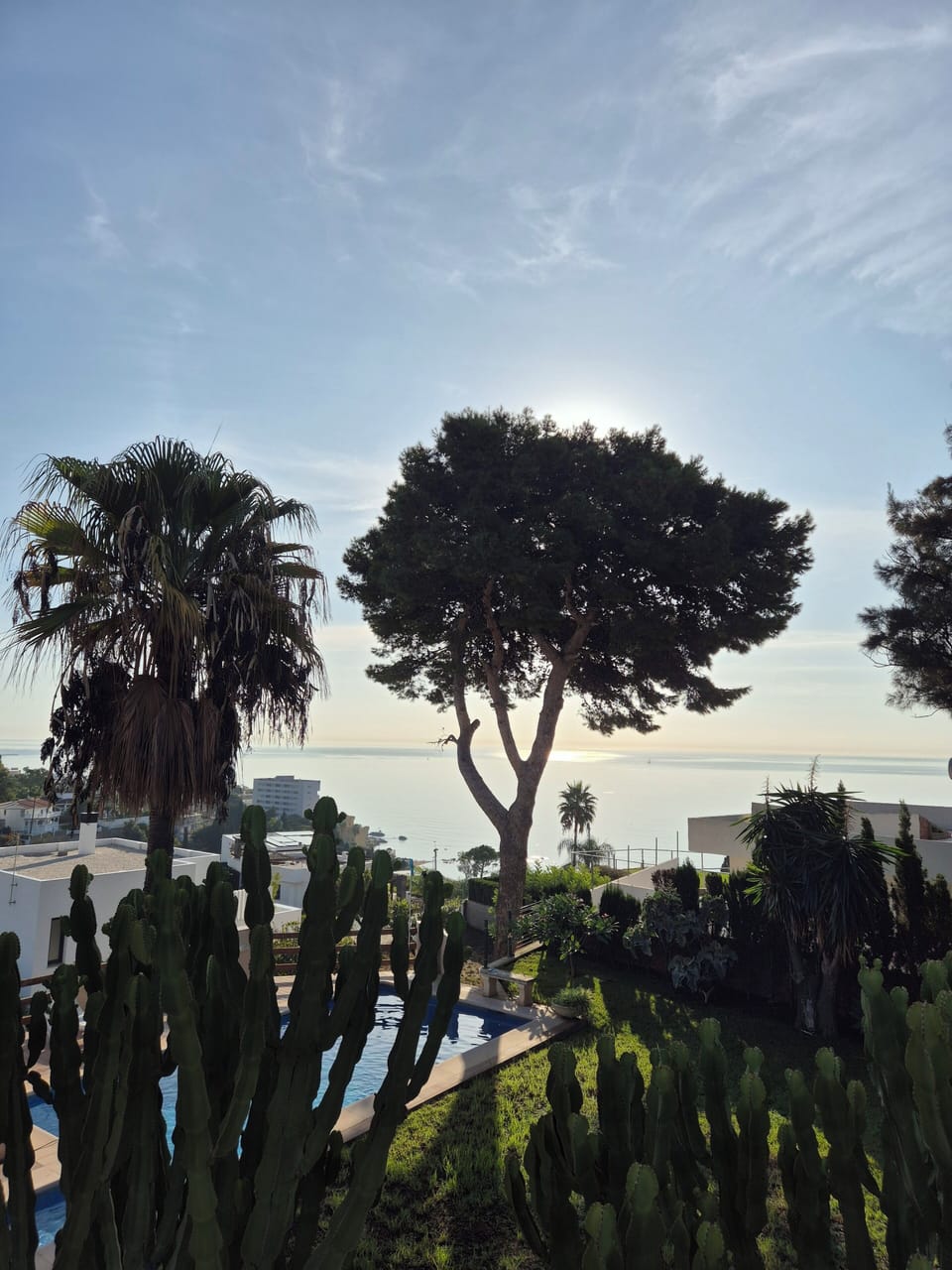 Panaromic view of the estate/villa from a roof: Nov 2025
