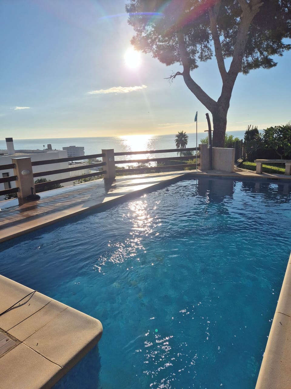 Newly tiled pool. Picture taken April 1st 2026