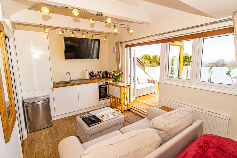 Big smart TV with free Netflix, satellite channels and super fast wifi.  