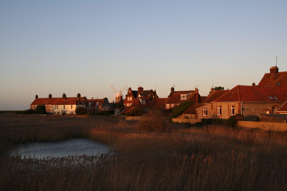 Cley village and the beautiful marshes