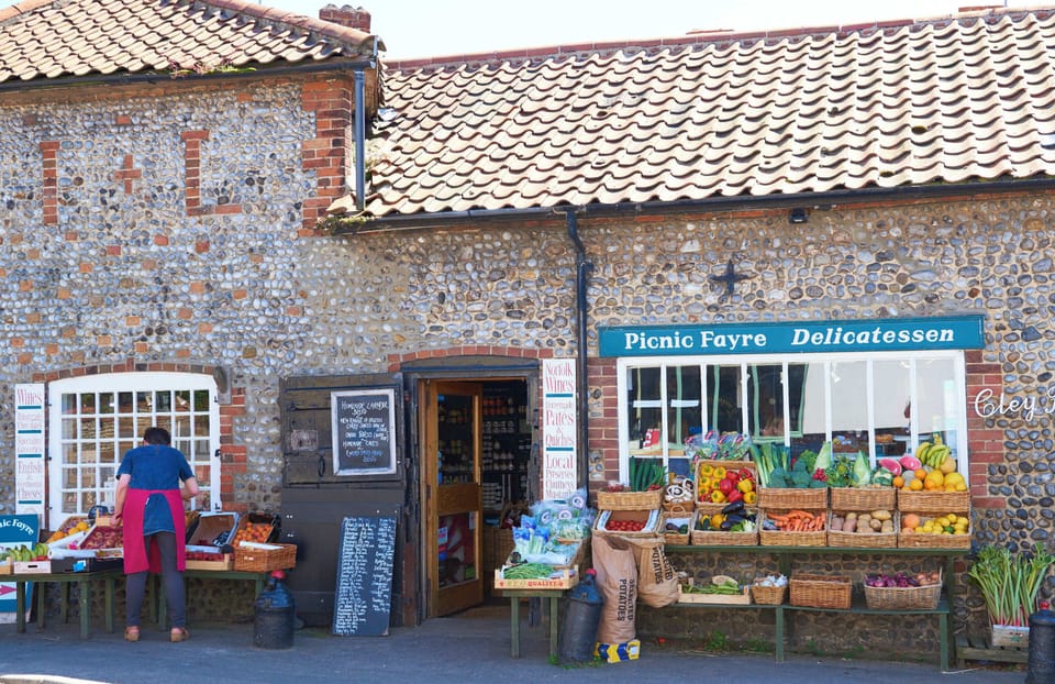 Picnic Fayre Deli in Cley. 