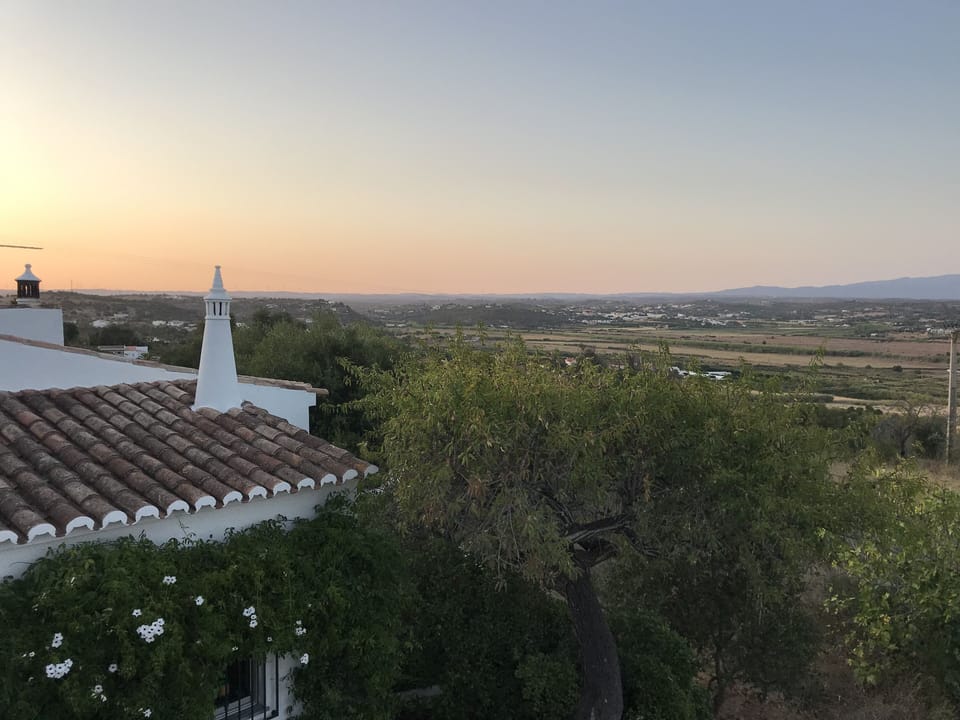 View across the valley