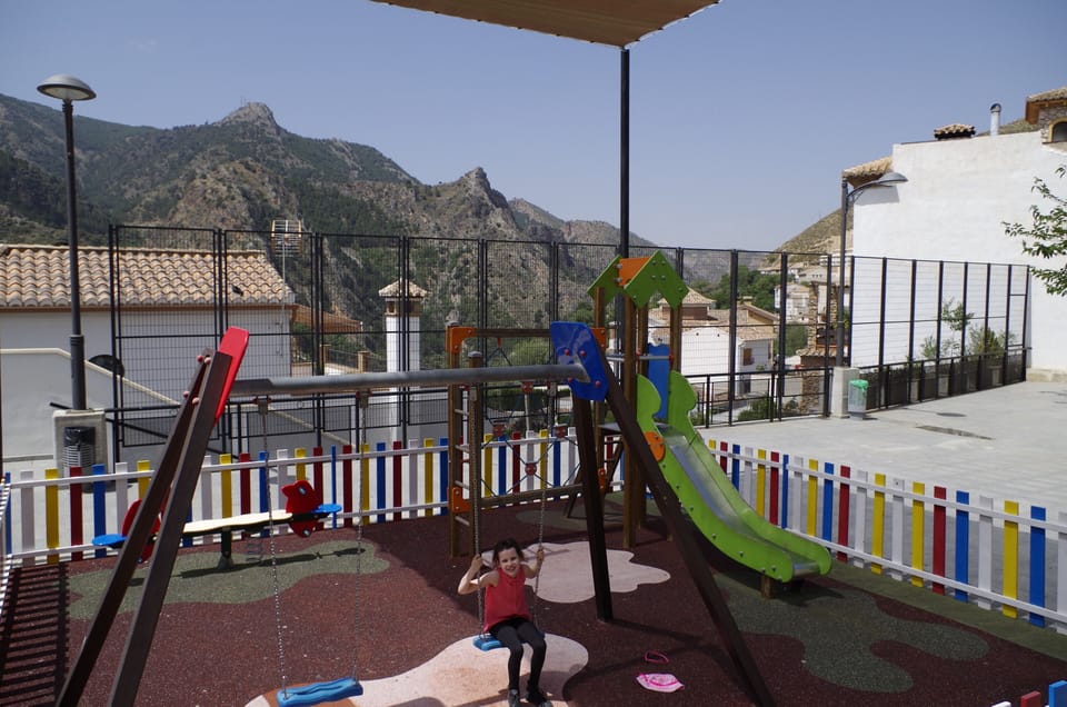 Local small playground and attractive square just a few steps from the penthouse