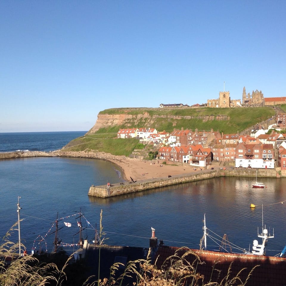 Whitby, in all its glory - this view is a few minutes walk from the house