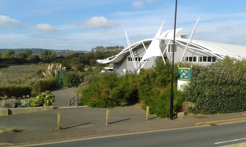Dinosaur Isle museum, just 15 min walk from the chalet.