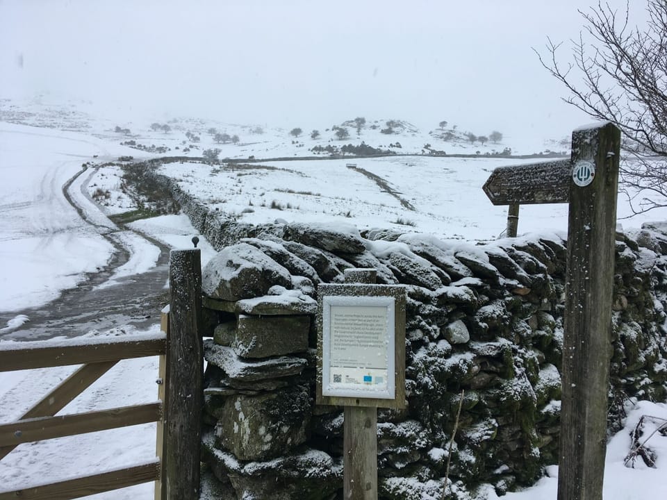 Winter walks and sledging close by
