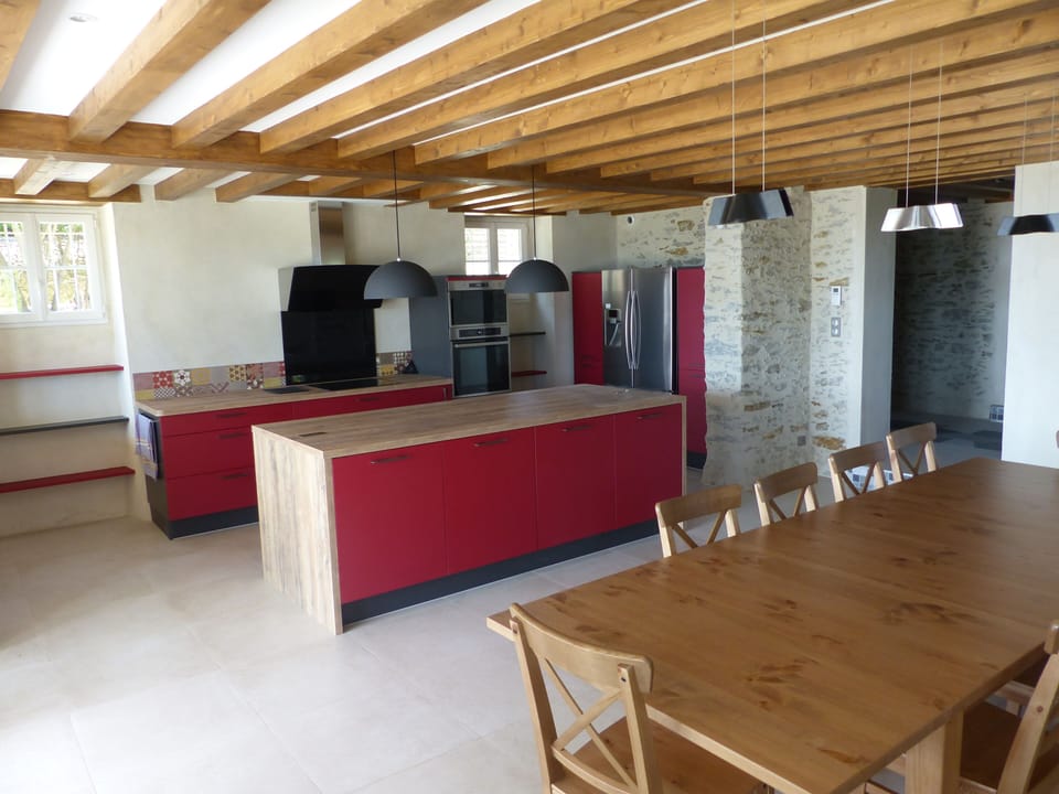 Kitchen and dining room