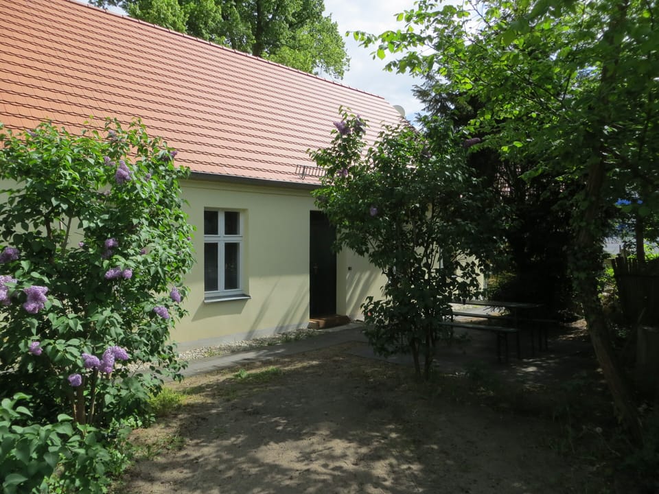 Front view with garden for our guests