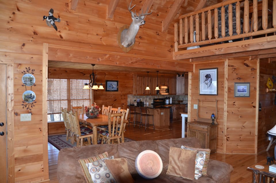 View into the kitchen.
