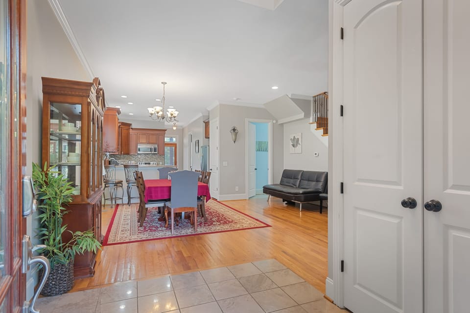 First floor - View from the front entrance