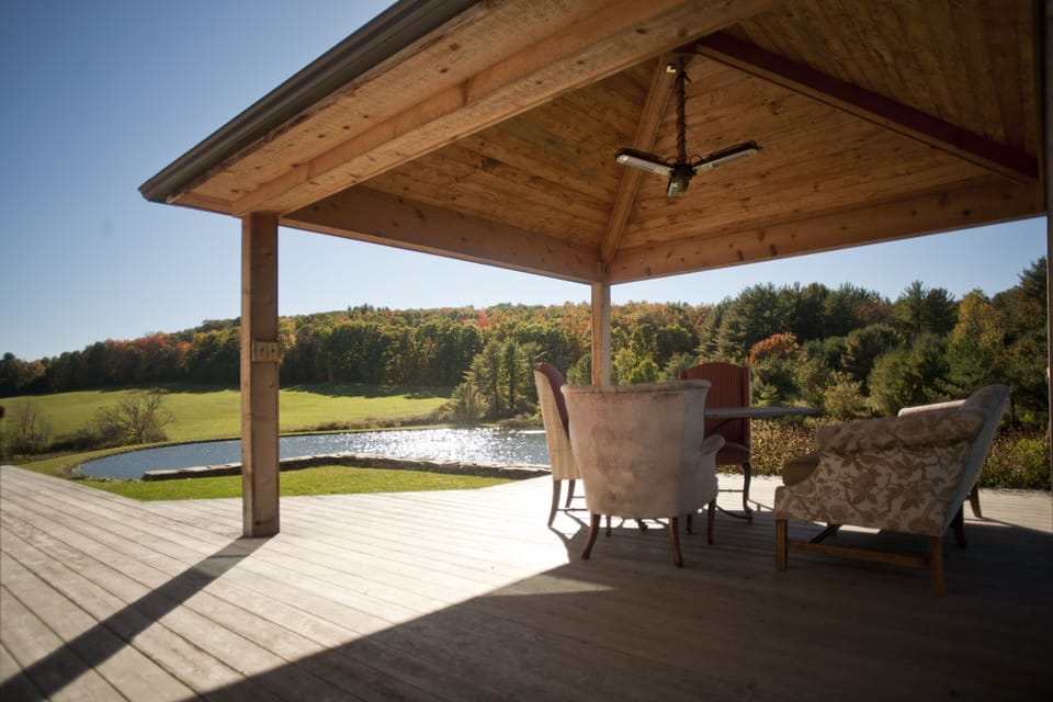 Gazebo off Kitchen
