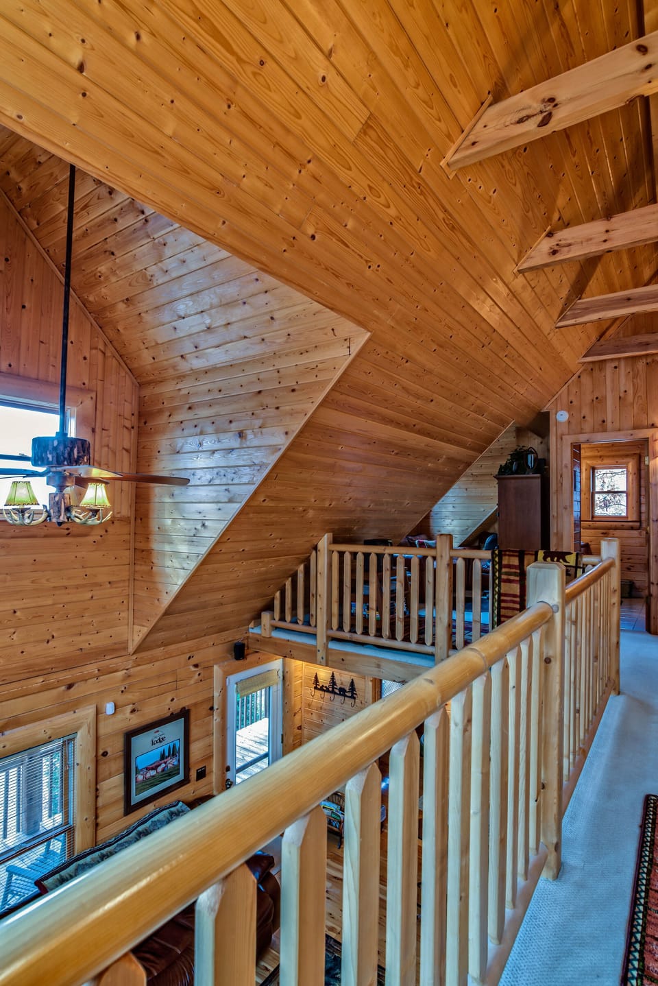 Loft Hallway with view to main area