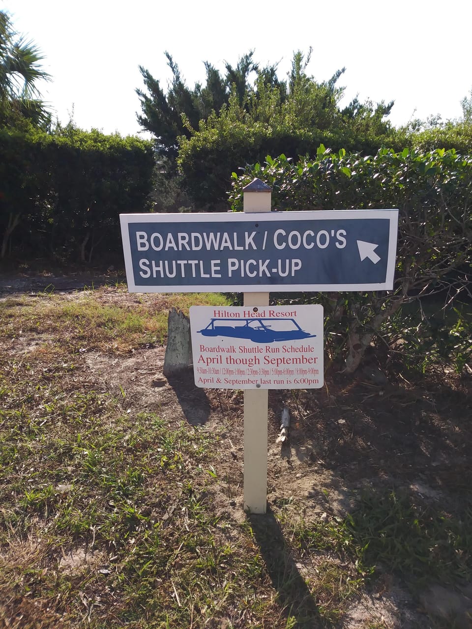If you don't want to take the 5 min, walk to the beach, the shuttle will take u!