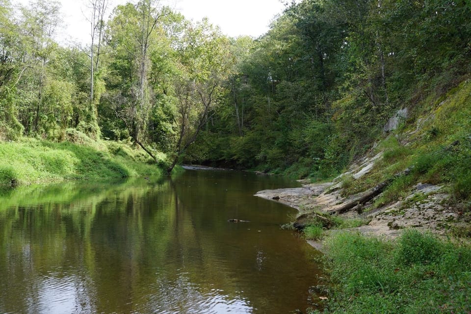 Tye River from access pathway just a short walk from the home.