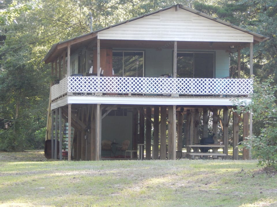 Front view from play area.