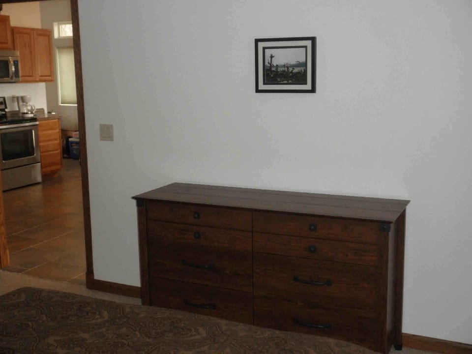 Chest of drawers to unpack and get settled in