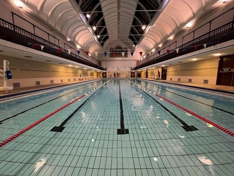 Kentish Town sports centre adult pool (also has children pool)