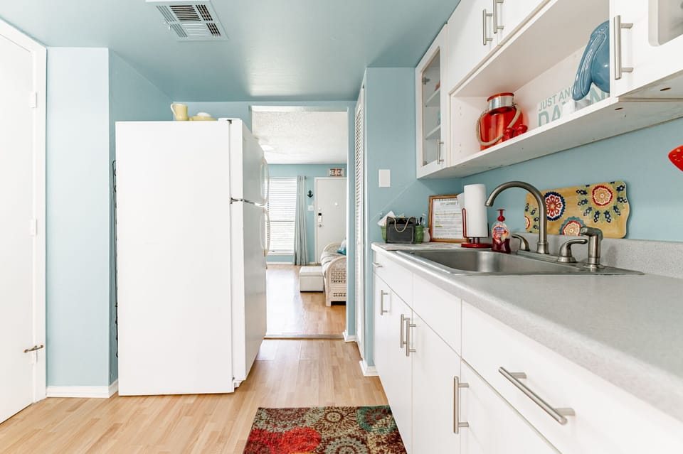 Kitchen to Bedroom/Living