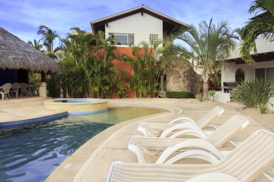 One of two pools (one is a lap pool) on property, This Villa overlooks the pool