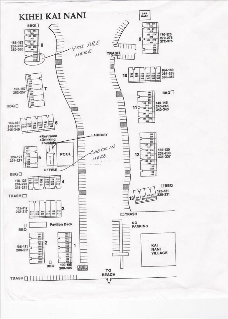 Condo 158 is a short walk to the beach, just down the driveway