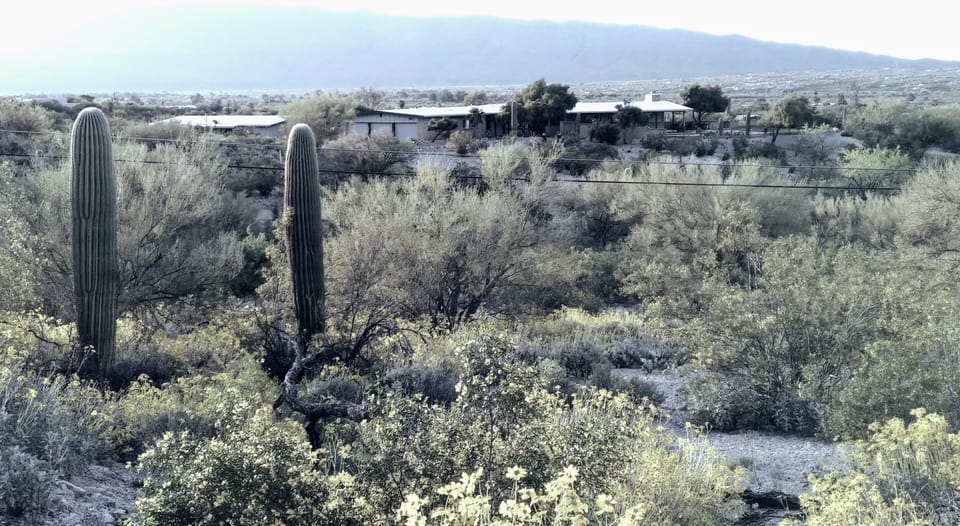 Front Property Overview Casita on Left of Our Home