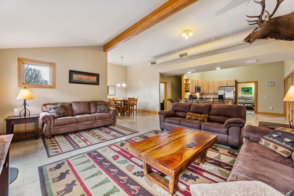 21 interior steps up to the condo. Once you're there, it's all on one level.