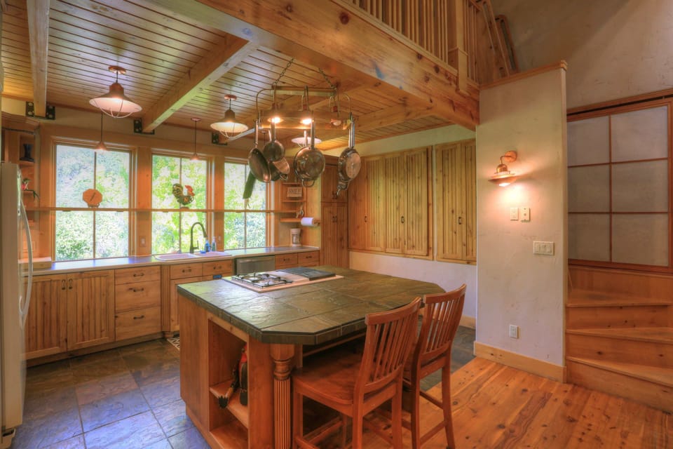 Our kitchen has an indoor grill.