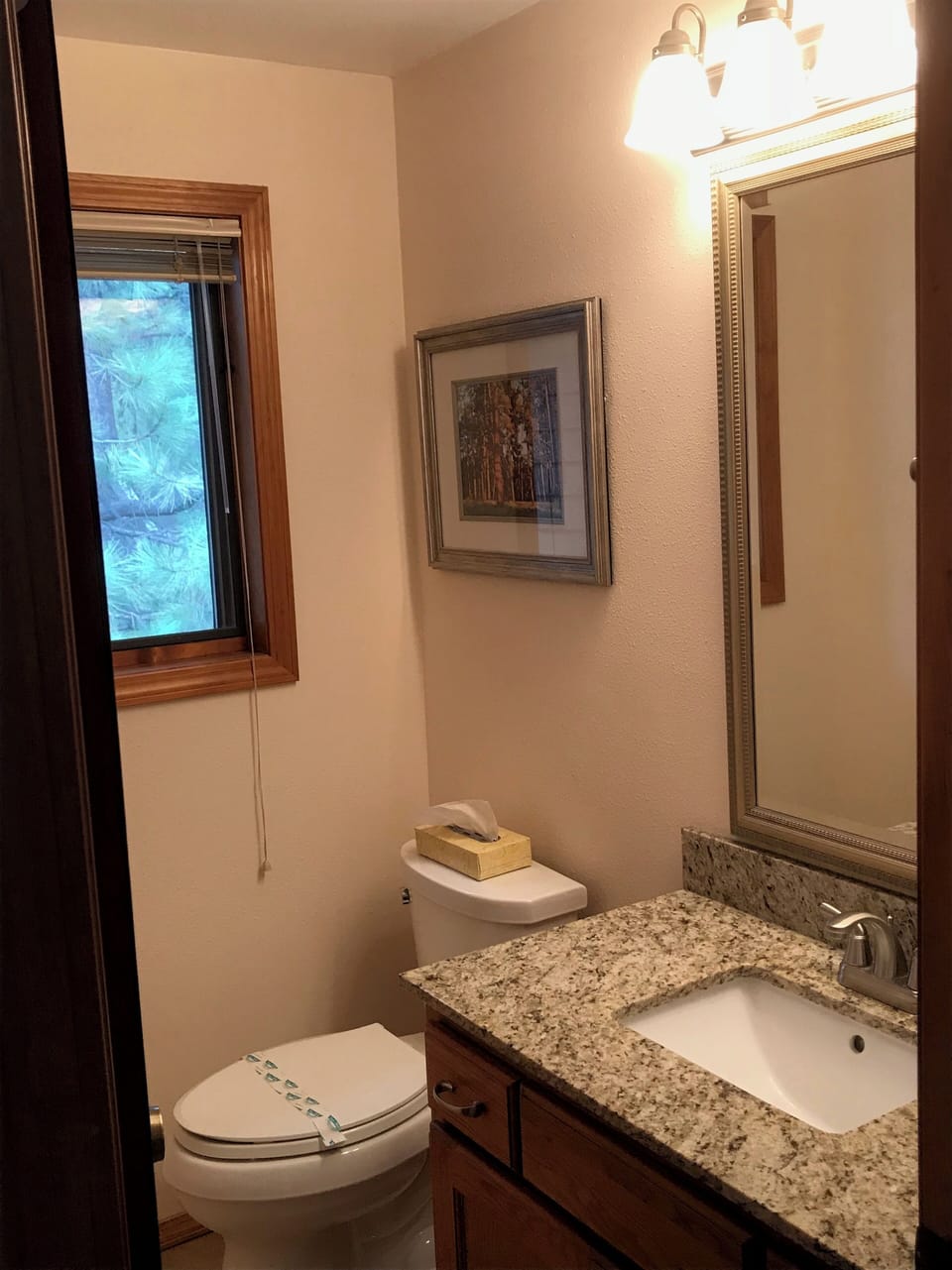 Upstairs half-bath