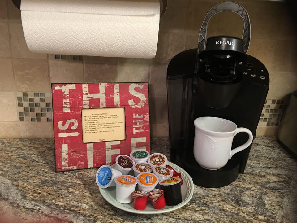 Keurig Coffee Maker with K-cups
