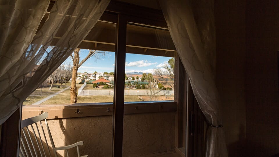 Slider From Great Room To Viewed Balcony