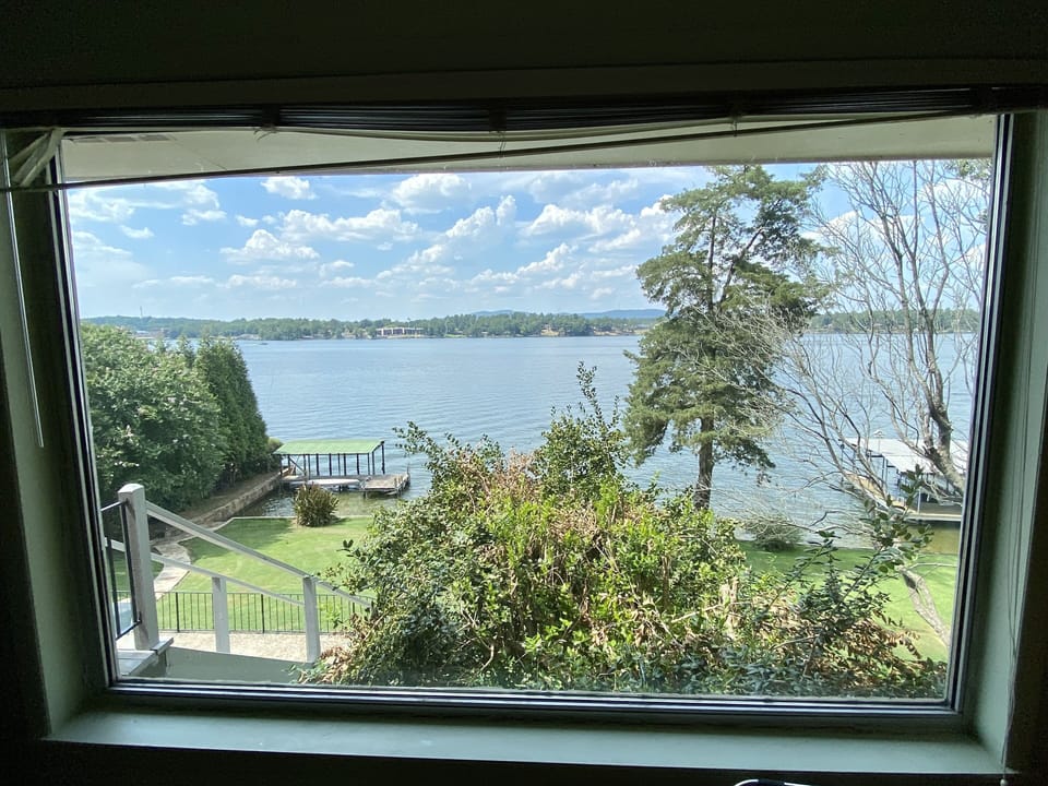 View from the master bedroom.