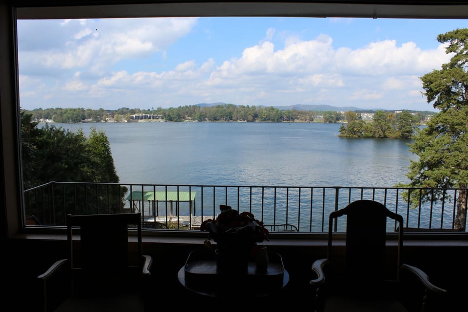 Amazing view of the main channel from living room.
