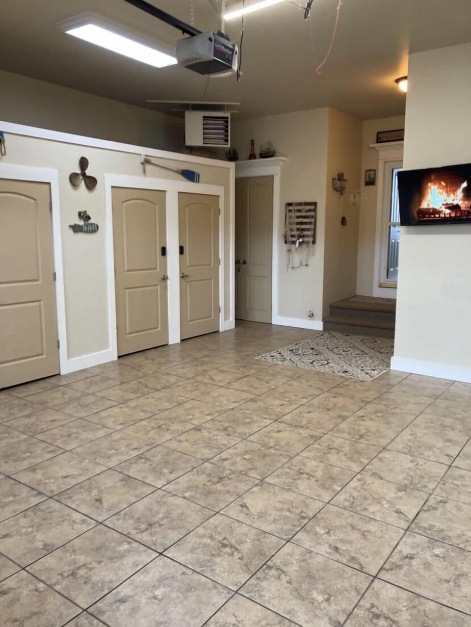 Finished Garage 